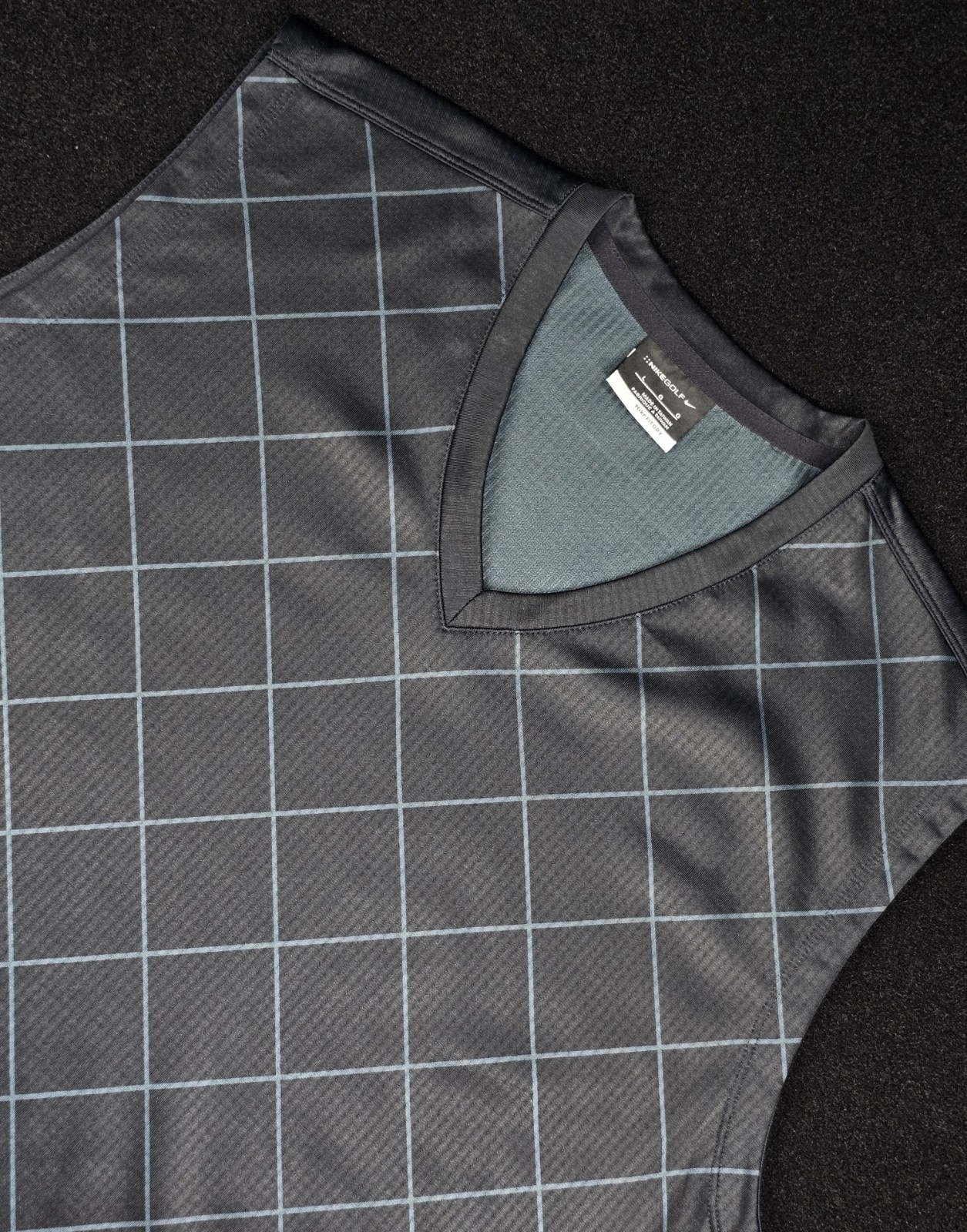 Nike Golf Performance Pullover Vest Argyle Diamond Print Mens Sz L ⛳️ gallery