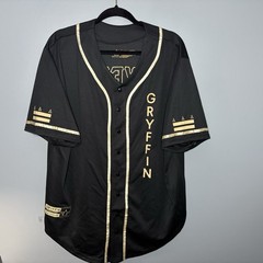 Gryffin Jersey Black And Gold Authentic XXL Adult EDM Festival FREE SHIPPING