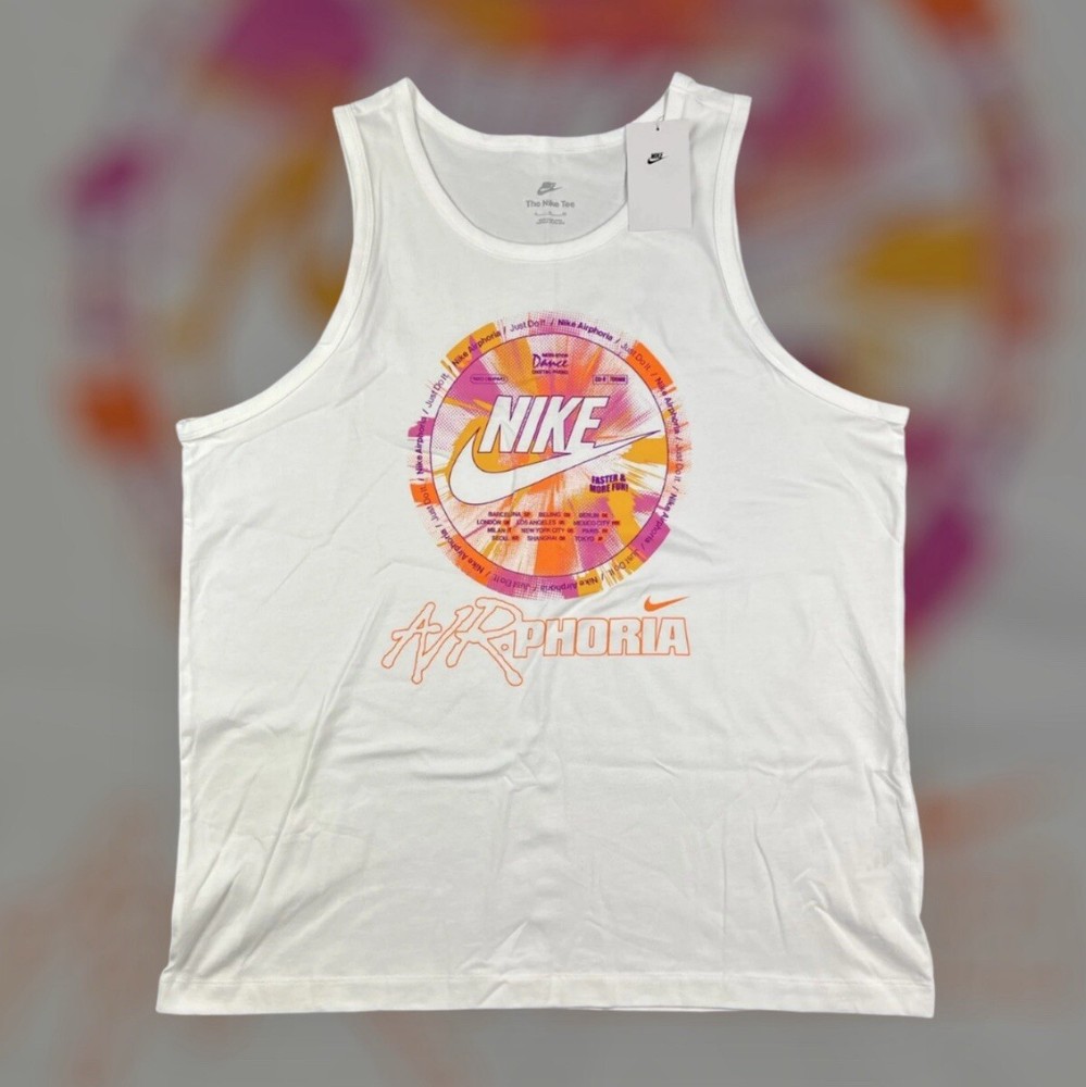 Nike Men's Sportswear Air-Phoria Tank Top Size LARGE —FV3726-100. NWT