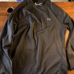 Under Armour Base 3.0 Men’s M Black Compression Fitted Crew Neck LS Shirt