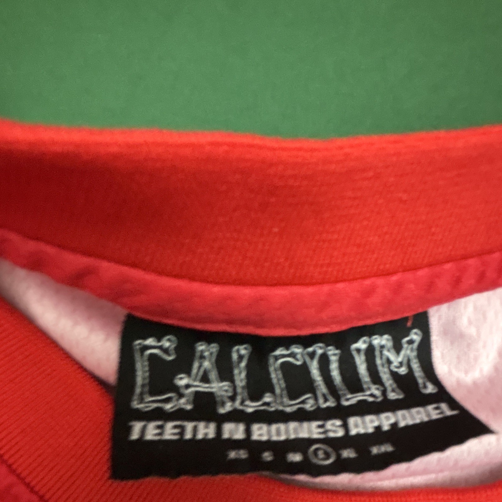 Calcium Dubstep 2021 Basketball Sleeveless Red Rave Jersey Large gallery