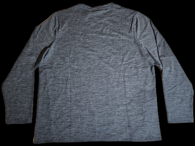 Eddie Bauer Tech Crew XXL Indigo Pullover LS Activewear With Side Pocket gallery