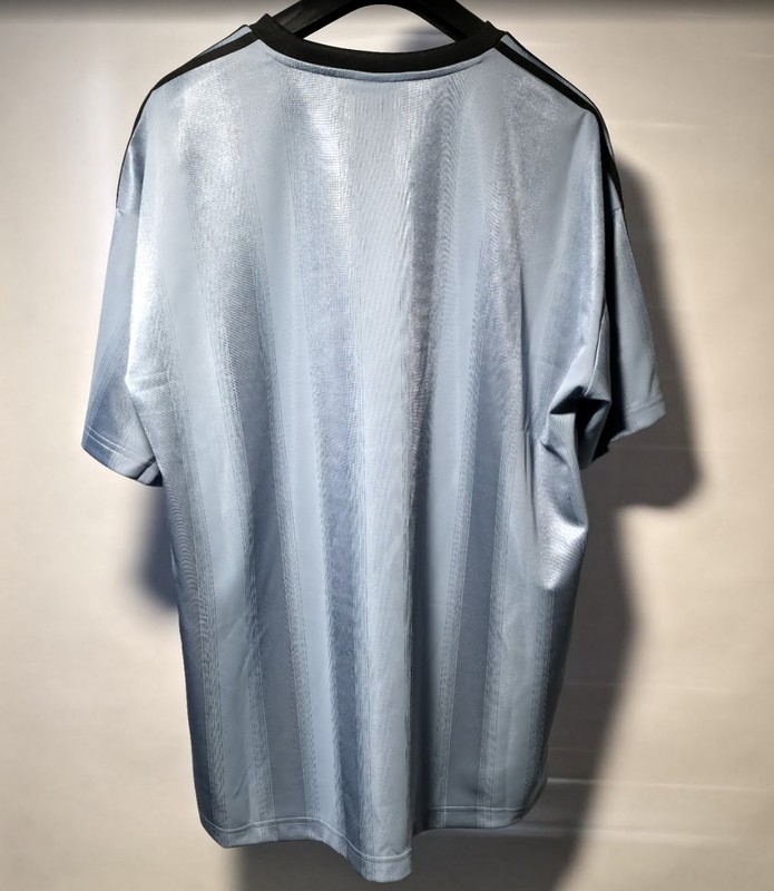 NWTS Men's Adidas Originals Jacquard 100% Polyester Jersey Ash Blue Size XL gallery