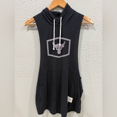 Under Armour Shirt Mens Small Black Project Rock Iron Paradise br Hoodie Tank