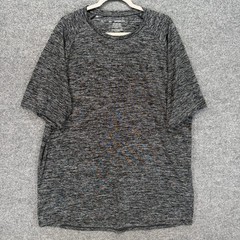 Under Armour T-Shirt Mens XXLT Black Heathered Tech Tee Active Gym Workout Short