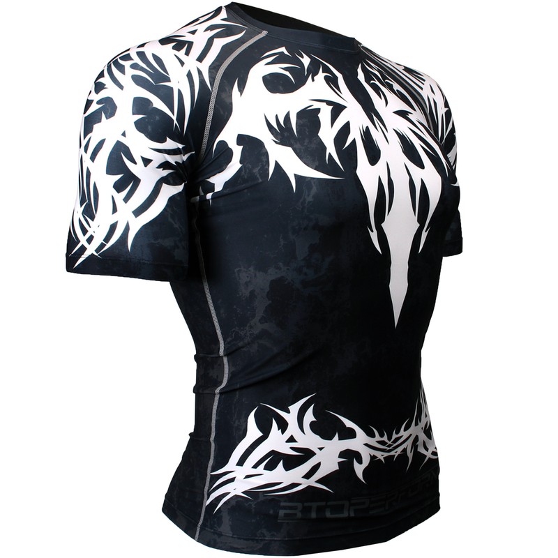 BTOPERFORM [FX-323] ASCENDING Compression Under Baselayer Rashguard Tshirt MMA gallery