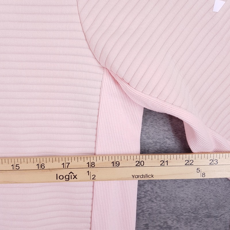 ADIDAS ULTIMATE365 DWR Textured 1/4 Zip Pullover Golf Sweater Mens SMALL Pink gallery