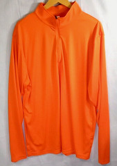 Men’s 2XL Team 365 Long Sleeve ¼ Zip Pull Over Shirt 100% Polyester NWOT