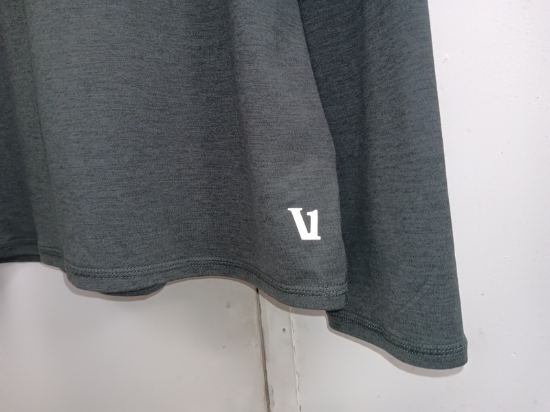 Vuori Ease Performance Half Zip 2.0 Pullover Men's XL Aspen Heather Charcoal gallery