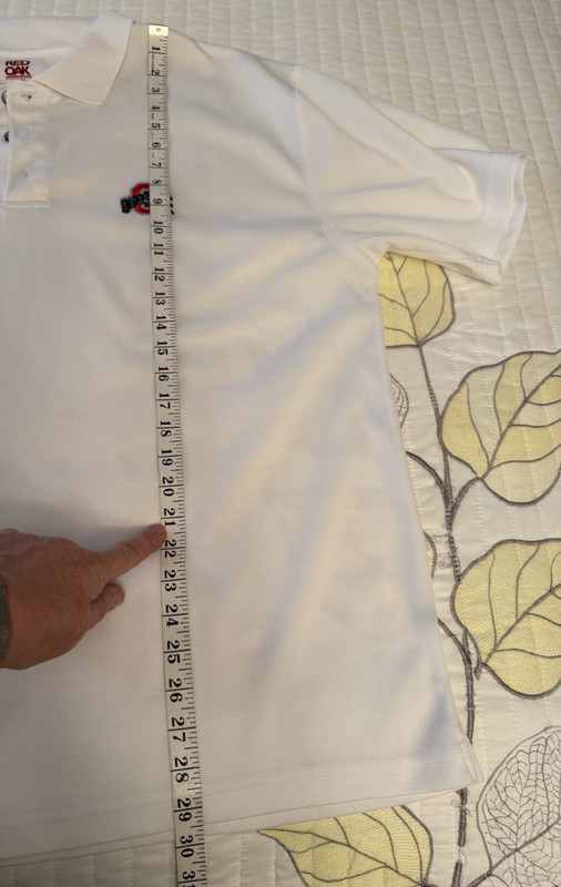 NCAA Ohio State University Men's XL White Polo Sports Short Sleeve Embroidery gallery