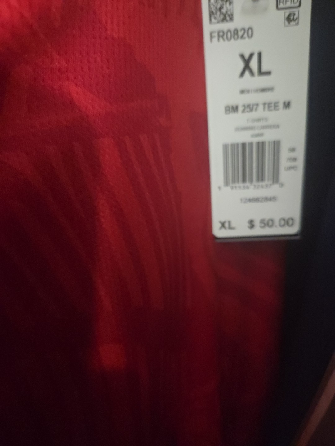 NWT $50 Adidas Boston Marathon 2020 Red Running Shirt Men's sz XL gallery