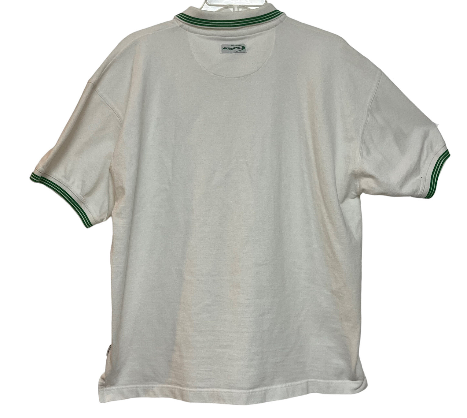 Lansdowne Ireland Rugby White Short Sleeve Collared Shirt Size XL gallery