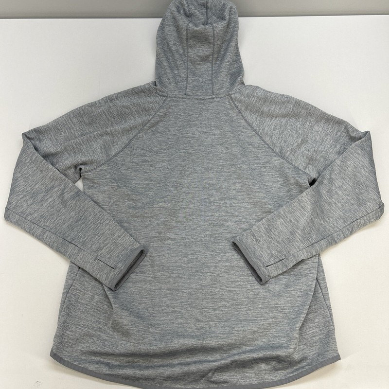 Under Armour Loose Cold Gear Hooded Pullover Thumb Holes Adult XL Gray gallery