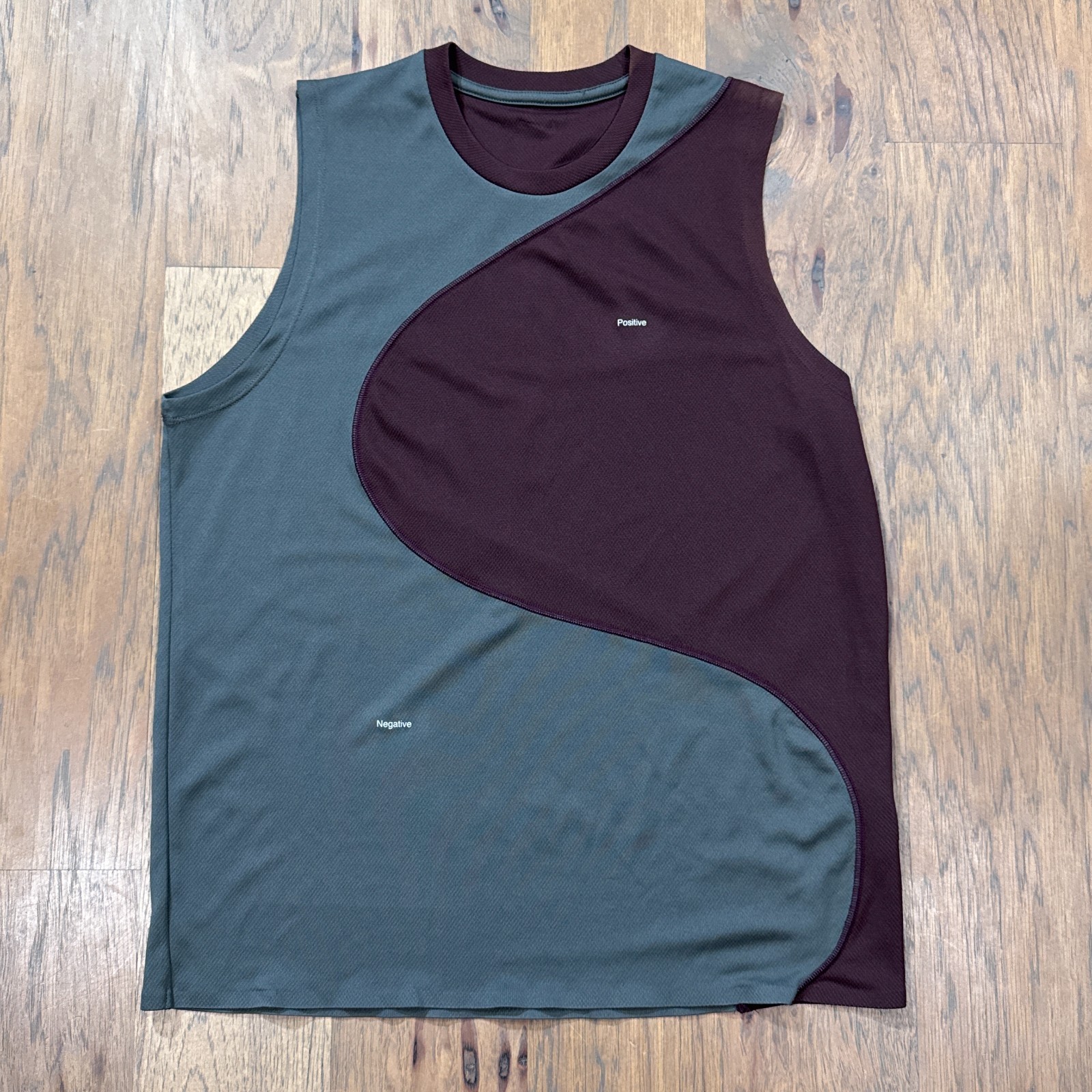 Nike Shirt Mens L Gray Maroon Dri Fit Undercover Lab Yin Yang Gyakusou Run Tank gallery