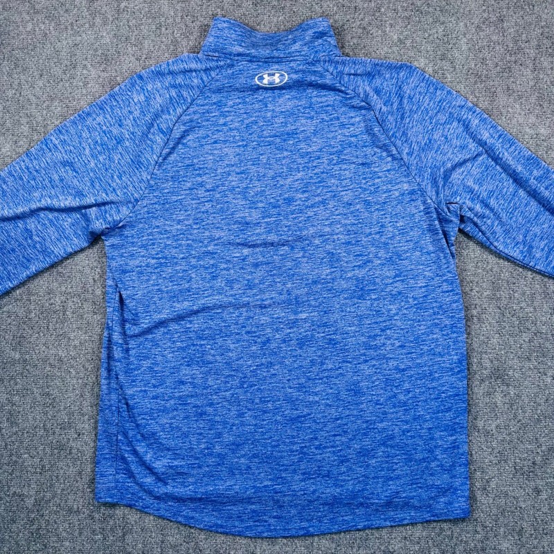 Under Armour Tech 2.0 1/2 Zip Blue Space Dye Pullover Men's XL 1328495-561 Golf gallery