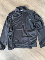 Columbia Black 1/4 Zip Mock Neck Pullover Men’s Long Sleeve Top w/ Pockets