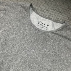 BYLT Shirt Mens Gray Long Sleeve Drop Cut Lux Premium Basics Gym Medium Henley