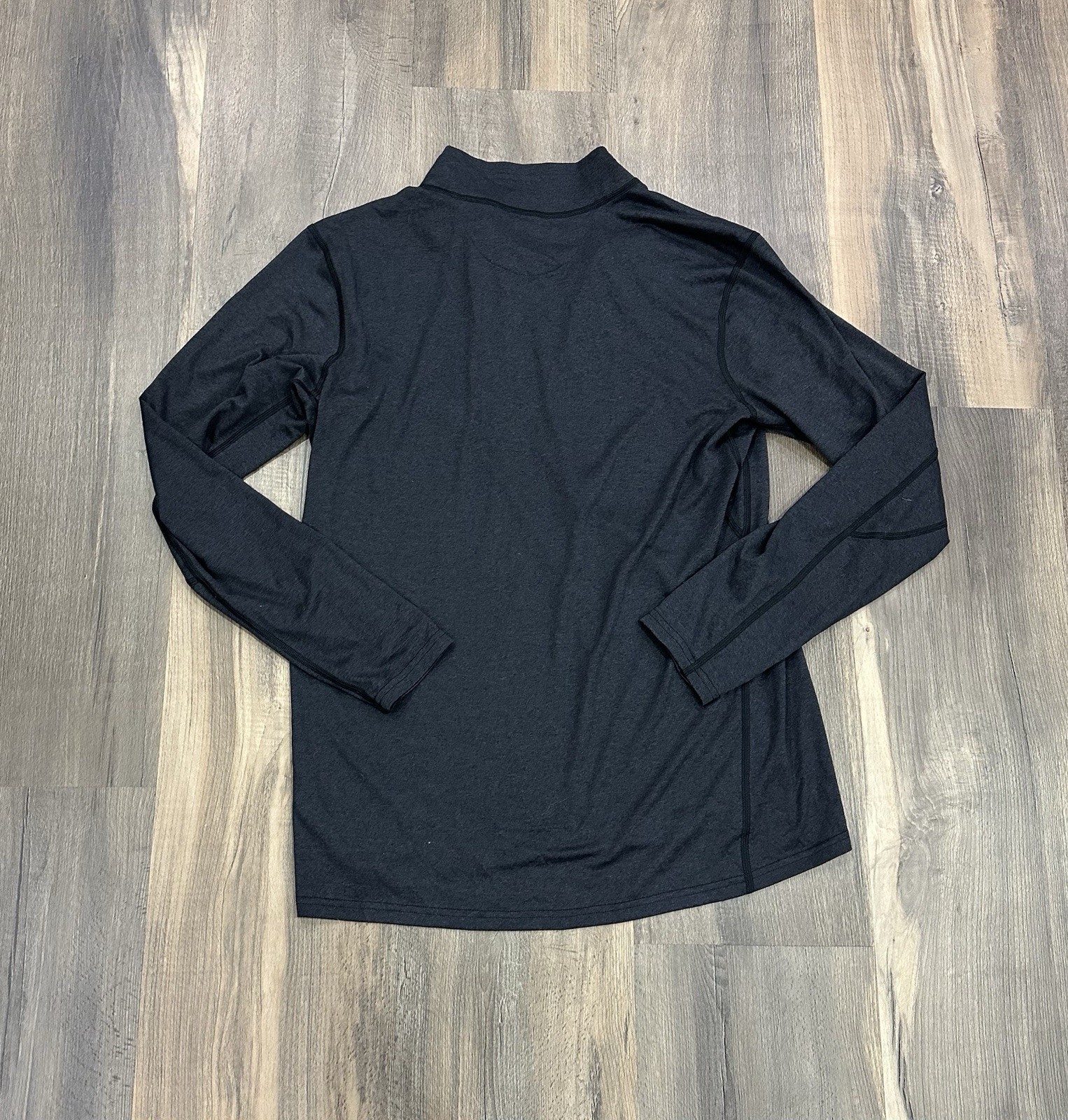 REI Co-op Quarter Zip Lightweight Pullover Mens Large Dark Gray Hiking Shirt Top gallery