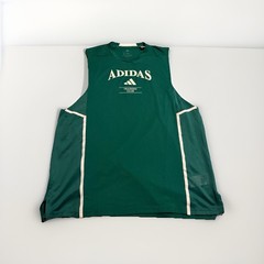Adidas Sample Training Club Slim Fit Green Athletic Tank Top Shirt Sz XL (A10)