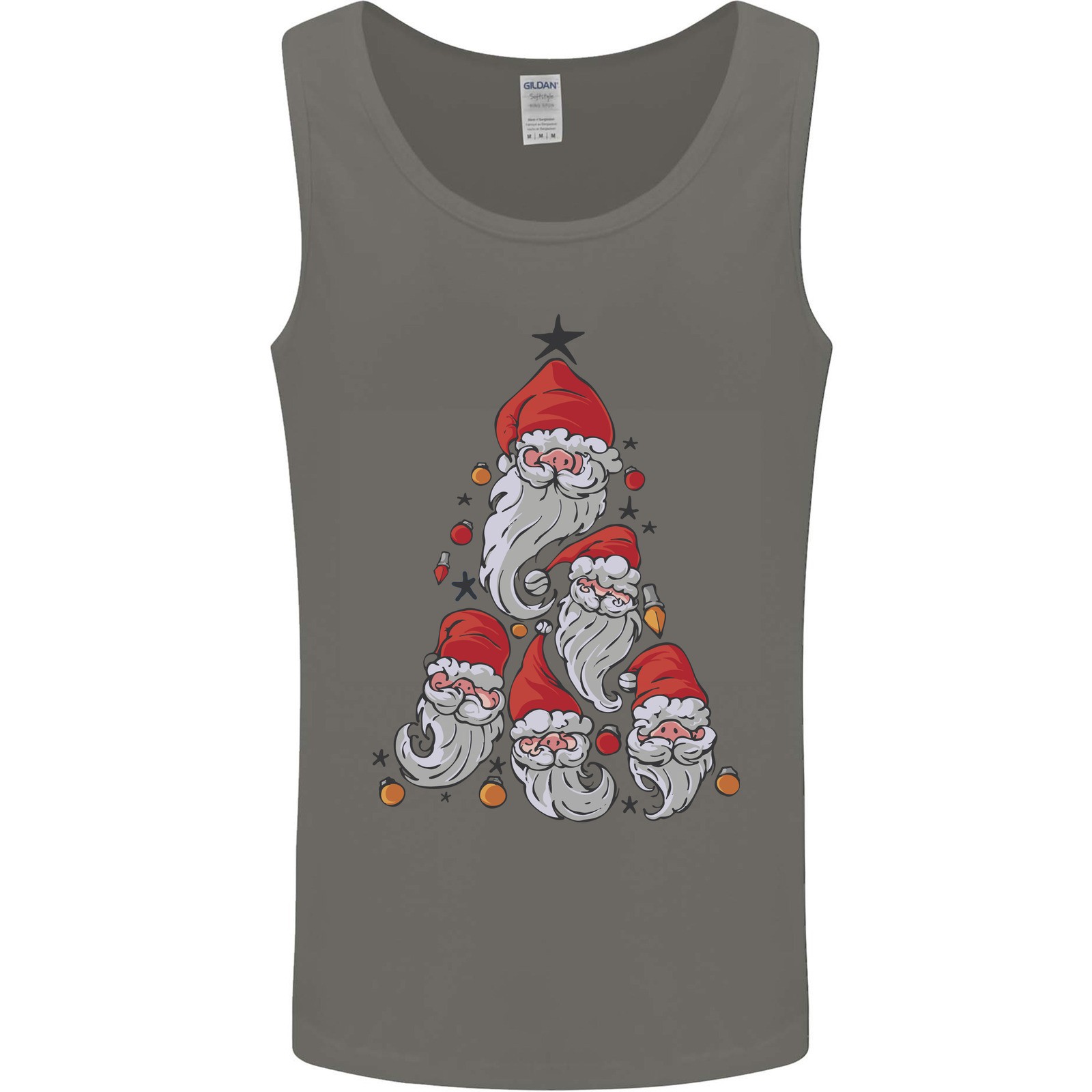 Santa Clause Christmas Tree Mens Vest Tank Top gallery