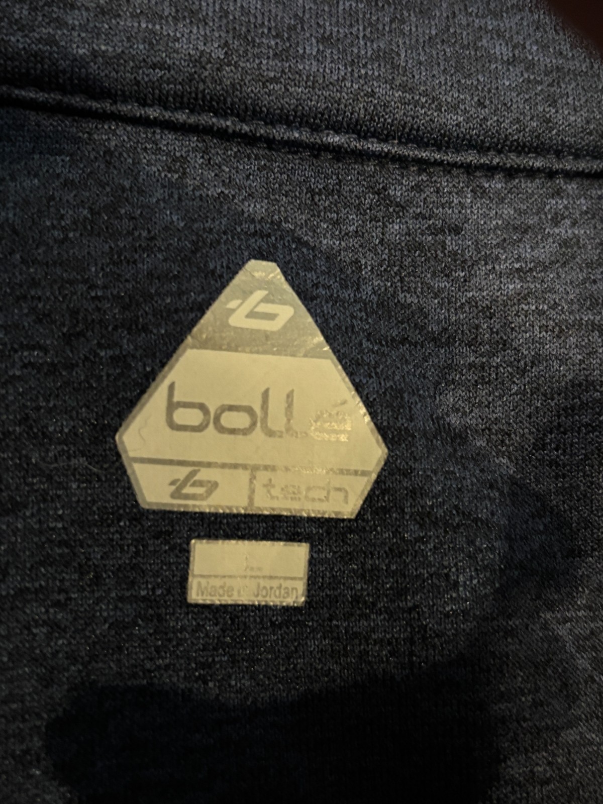 Bolle Tech 1/4 Zip Sweater Mens Large Blue Long Sleeve Pullover Active Stretch gallery