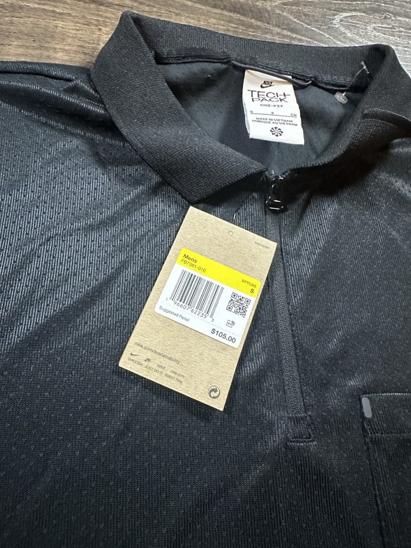 Nike Sportswear Tech Pack Dri Fit Half Zip Top-black-Men's Small #FB7381 010 NWT gallery