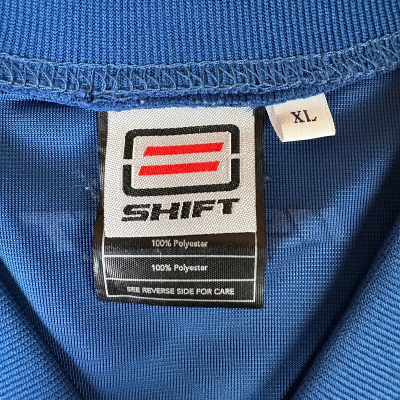 Vintage Shift MX Racing Blue Jersey size Men's XL Dirt Bike BMX gallery