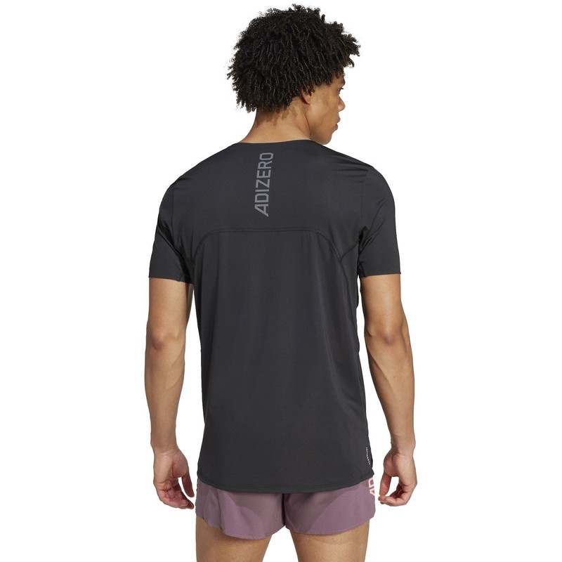Adidas Adizero Running Pro Elite Track Black T-Shirt Mens Size Small gallery