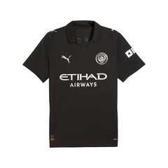 PUMA Manchester City 2526 Away Replica Soccer Jersey Mens Black 78035002