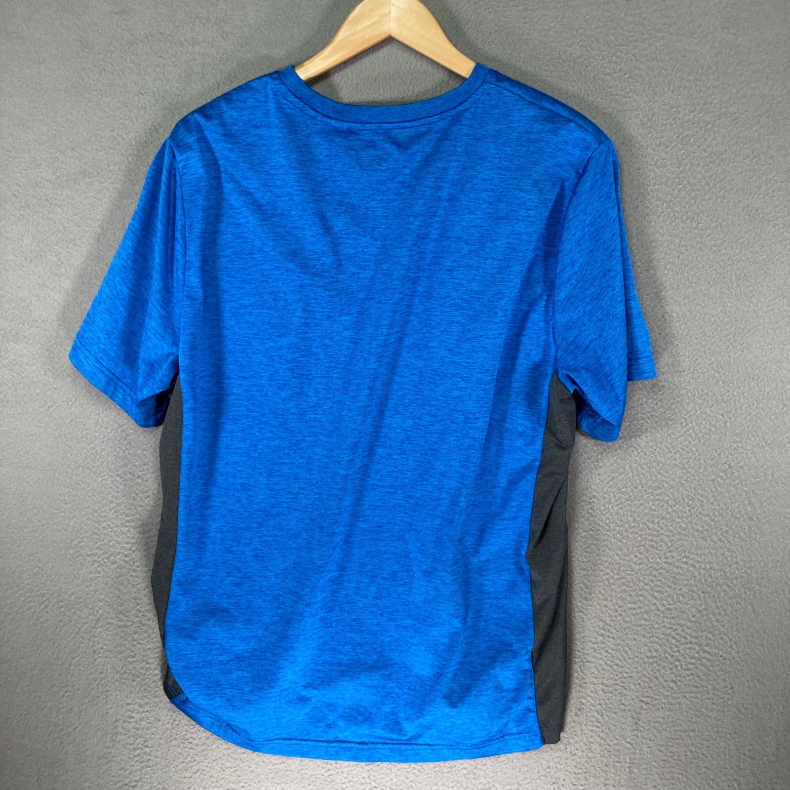 FILA Performance T Shirt Mens Large Blue Athletic Active Short Sleeve Gym gallery