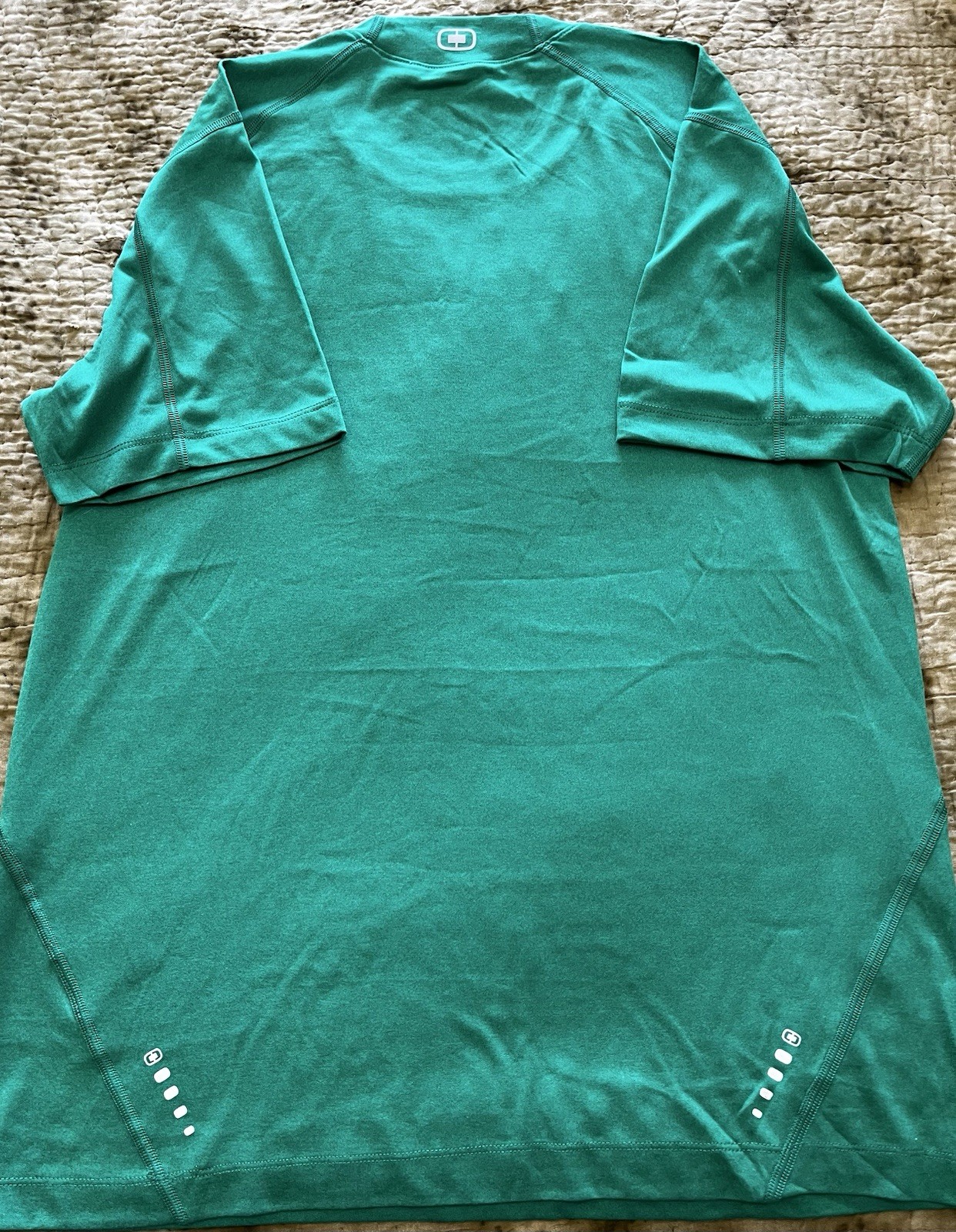 OGIO Endurance Mens Medium Green Performance Athletic Shirt “Flock Safety” Logo gallery
