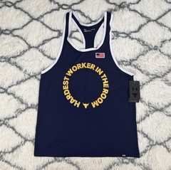 UNDER ARMOUR Project Rock Iso-Chill RWB Tank Shirt Men’s Sz S *NEW* 1383310-410