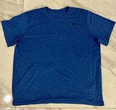 Nike Dri-Fit Blue Heathered T-shirt In XXL Excellent Condition