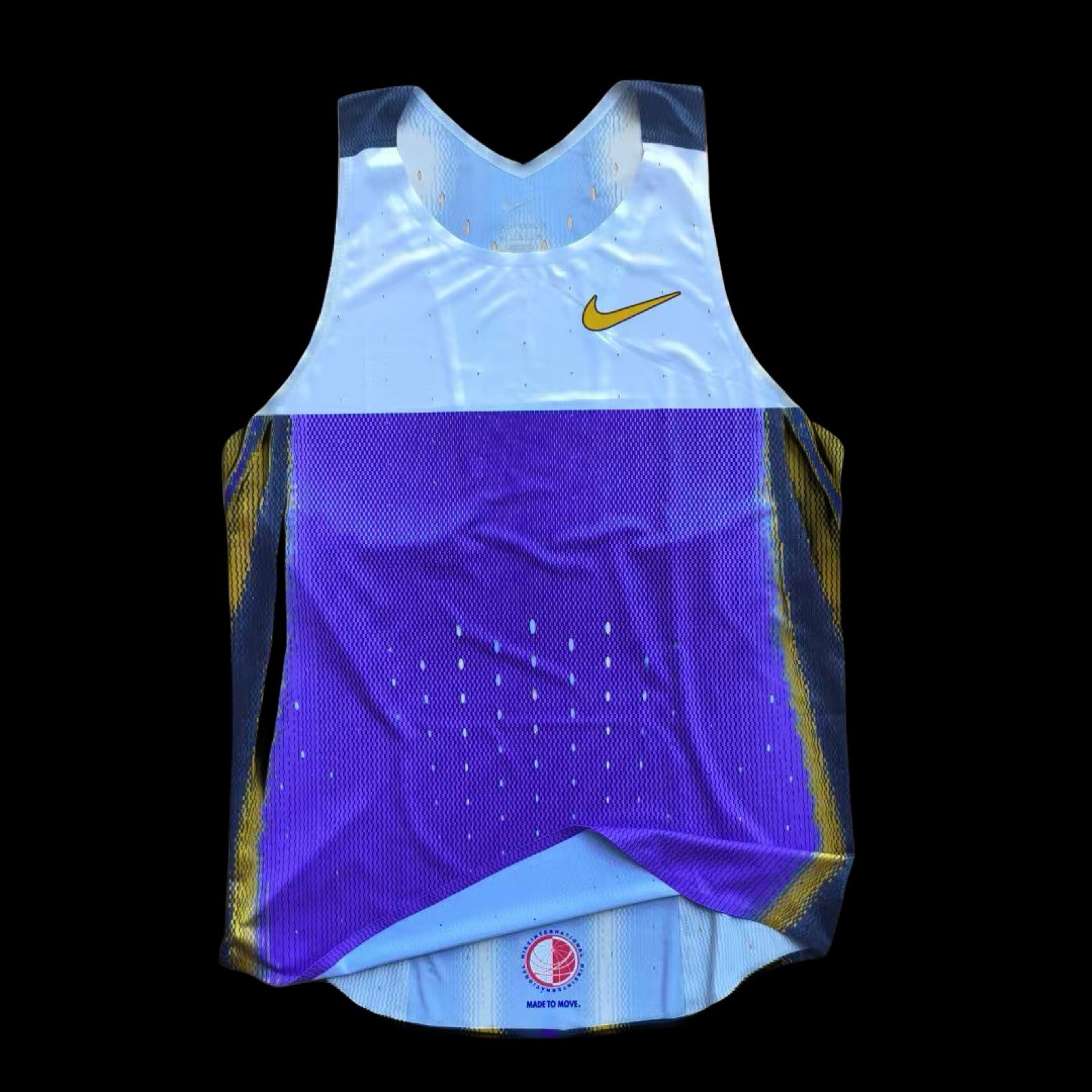 🏅 Nike Pro Elite Distance Singlet – Gold Medalist Edition – Size Large gallery