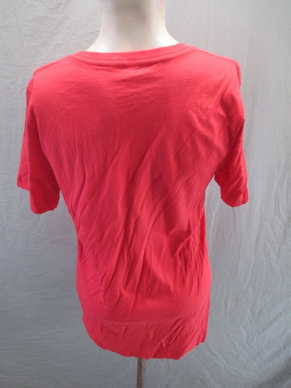 Quiksilver Size S Mens Red 100% Cotton Short Sleeve Activewear Logo TShirt 762 gallery