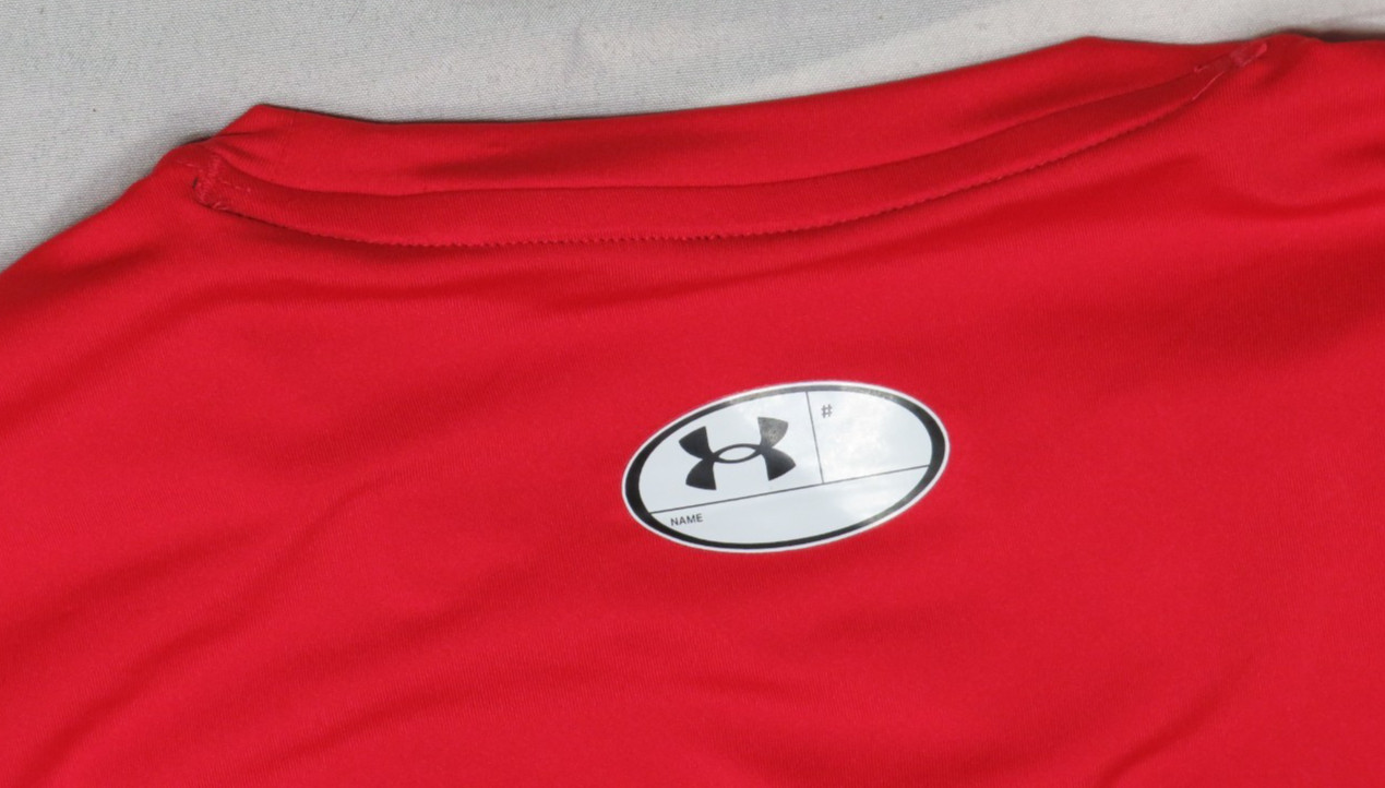UA UNDER ARMOUR MEN L RED COMPRESSION LONG SLEEVE HEAT GEAR STRETCH HG new nwt gallery
