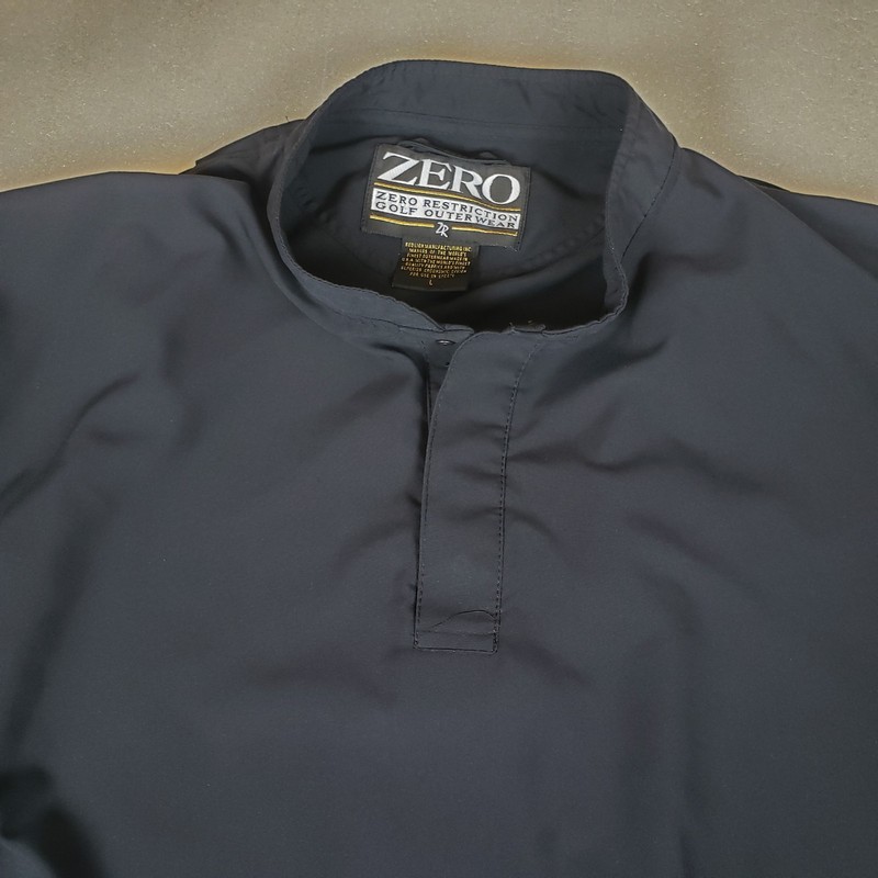 Zero Restriction Men's Large 1/4 Snap Golf Windbreaker Shirt Jacket Pullover gallery