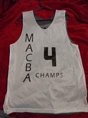 MACBA Champs 4 Basketball Jersey Medium