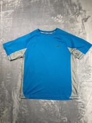 Champion Vapor T Shirt Mens Medium Blue Gray Athletic Short Sleeve Crew Neck