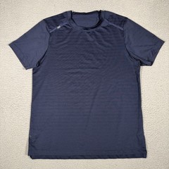 Rhone Shirt Mens Medium Blue Athletic Performance Stretch Gym Workout Crossfit
