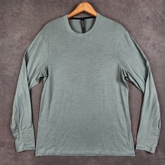 Lululemon Somatic Aero Top Mens Small Mystic Green Lightweight Wicking Training