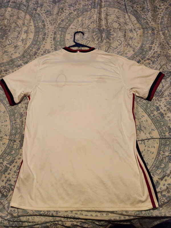 AC Milan 2017/2018 Rare Italy Away Soccer Jersey Size M gallery