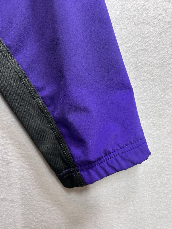 Nike Therma-FIT Men's 1/4 Zip Mock Neck Colorblock Pullover Size XL Purple/Black gallery
