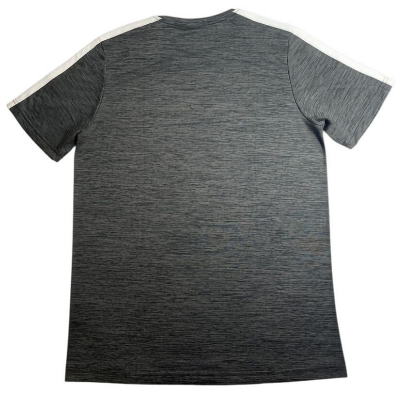 Adidas 3-Stripes Athletic T-Shirt Men’s Medium Gray Heather Performance Tee NEW gallery