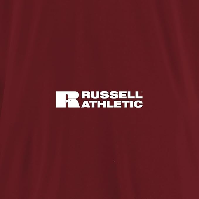 RUSSELL ATHLETIC 2-Button Jersey Size {Small} Short Sleeve/ Moisture-Wicking gallery