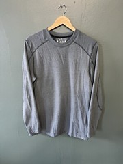 Terramar Men’s Medium Base Layer Gray Merino Wool Blend Woolskins Outdoor