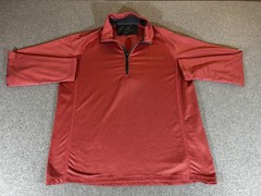 Vineyard Vines Pullover Mens Large Red 1/4 Zip Performance Sankaty Golf Shirt