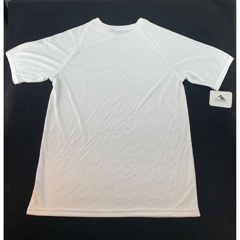 Augusta Sportswear Attain Wicking Shirt Adult M White Short Sleeve Athletic gallery