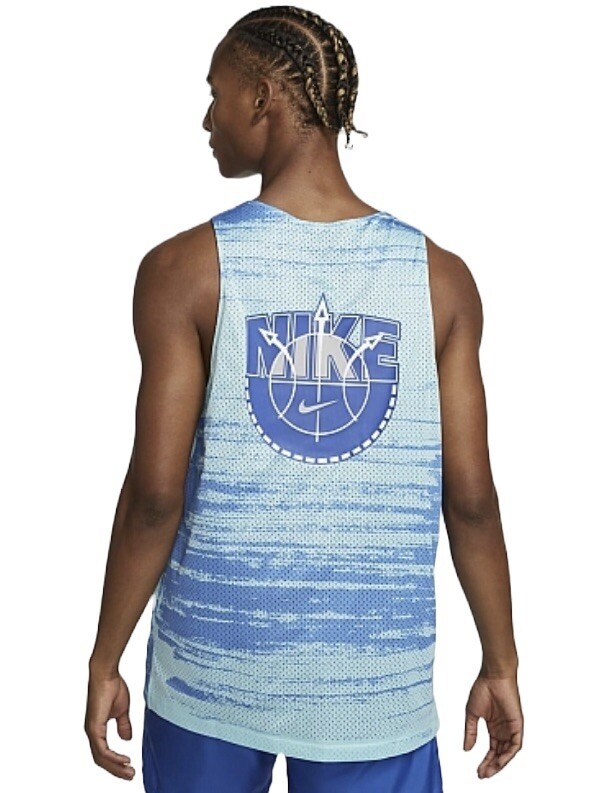 Size M- Nike Men's Standard Issue Mesh Basketball Jersey, Copa/Game Royal. gallery