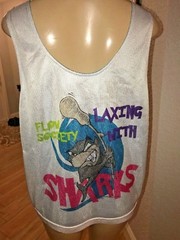 Flow Society Lacrosse Reversible! LAXING with the Sharks S/M BGB